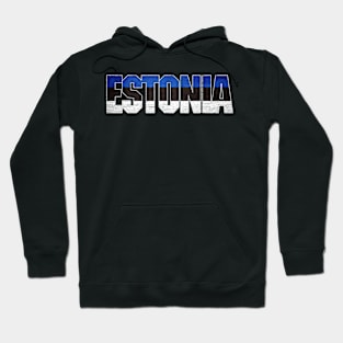 Estonia Flag for Men Women Estonia National Pride Hoodie